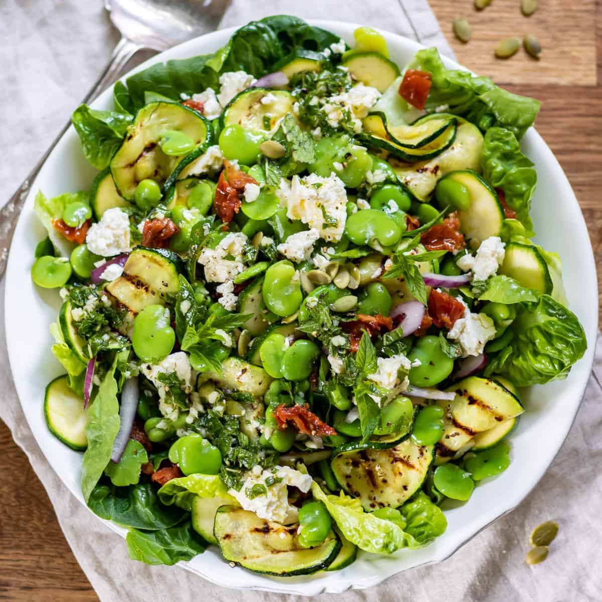 Fresh Broad Bean Salad Recipe - Perfect for Healthy Summer Dining | Intrecipes