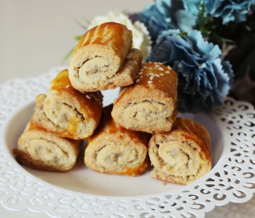 Tahini and Walnut Rolls