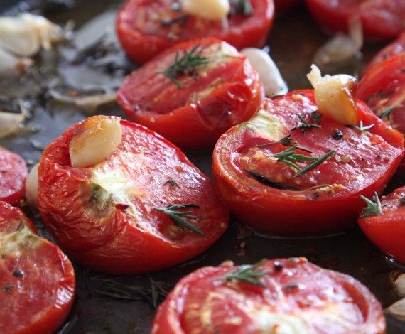 Baked Garlic Tomato