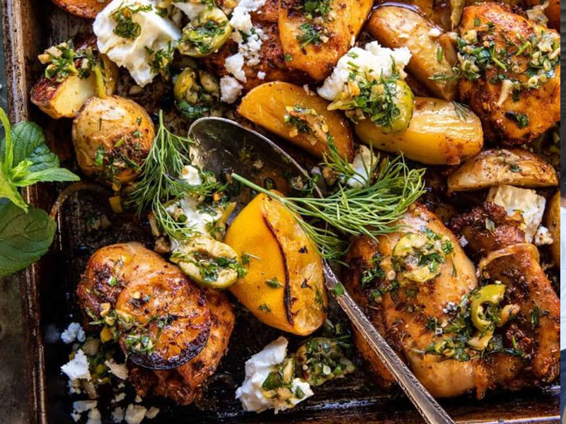 Easy One-Pan Chicken and Potato Bake - Perfect Family Dinner | Intrecipes