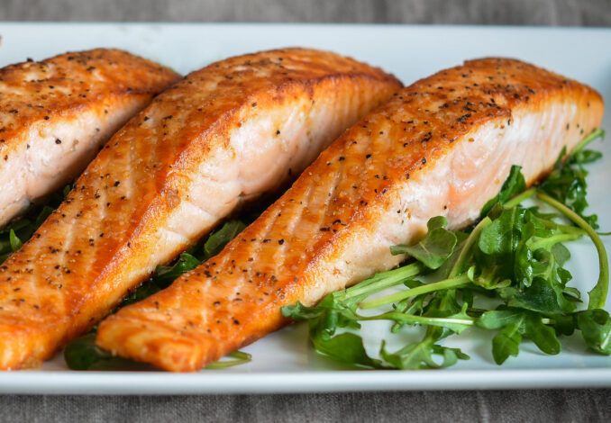 Pan-Cooked Salmon