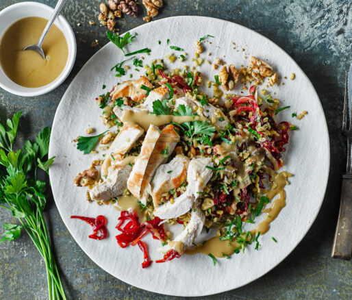 tahini chicken salad
