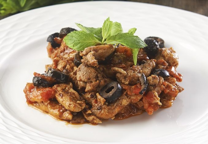Chicken Breast with Black Olives