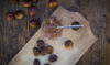 Delectable chestnut pudding recipe with a rich and creamy texture, topped with a sprinkle of cinnamon
