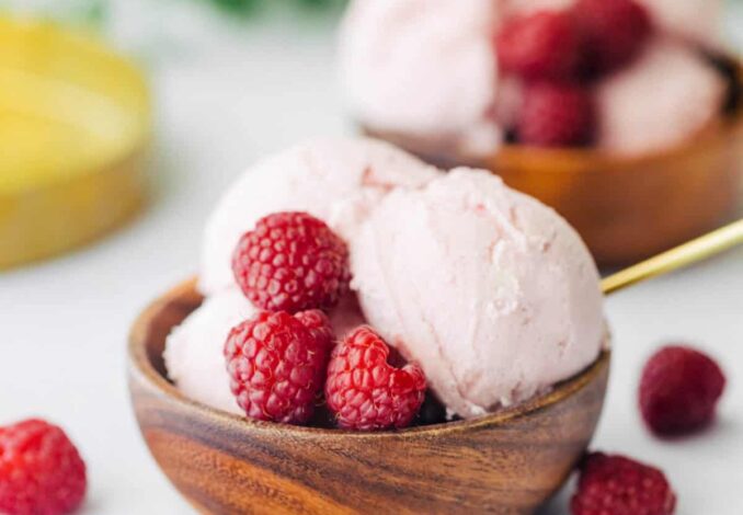 Homemade Fruit Ice Cream