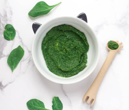 Hot Spinach Purée
