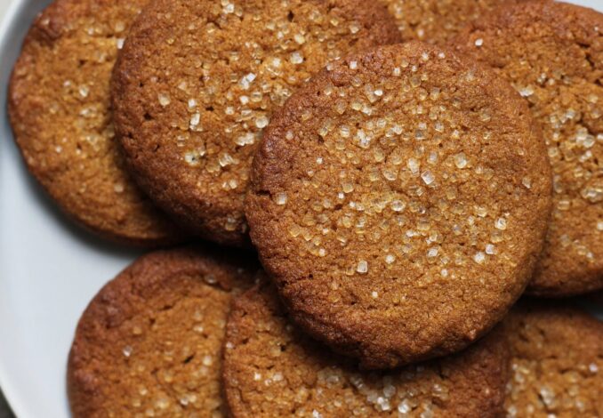 Tahini Molasses Cookies