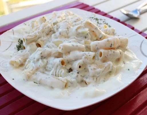 Creamy yogurt pasta recipe: a delectable and indulgent dish with a velvety sauce and flavorful ingredients.