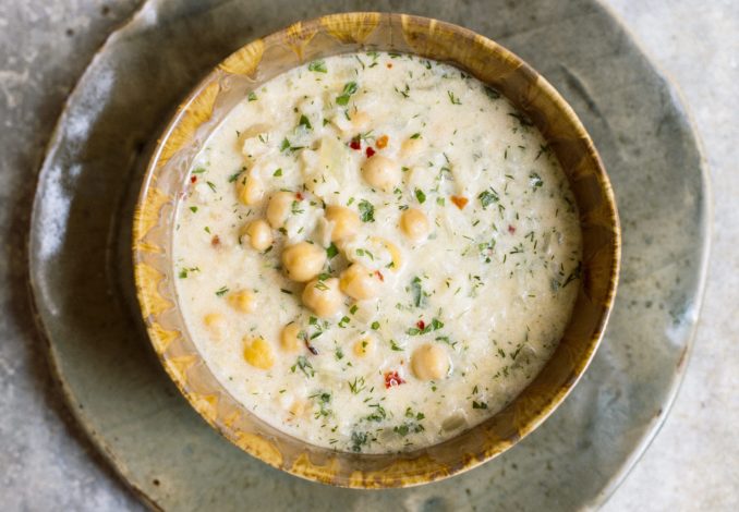 Yogurt-and-Chickpea-Soup-Recipe