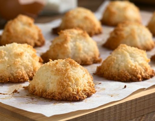 Three-Ingredient Coconut Cookies