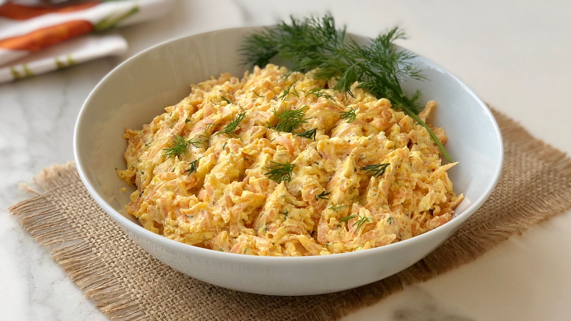 Refreshing Carrot Salad with Yogurt Recipe | Intrecipes