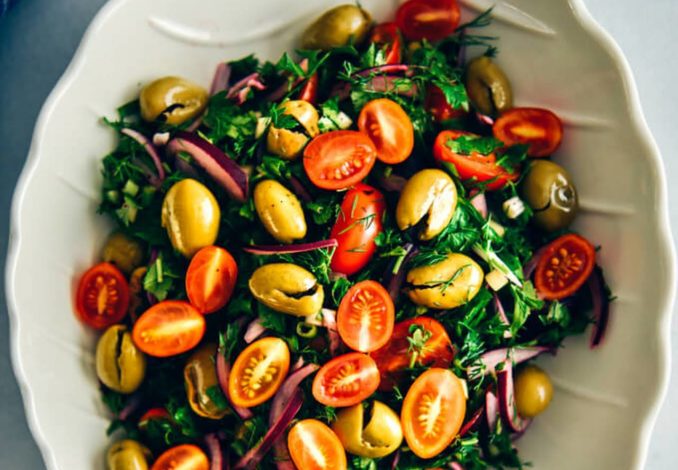 green-olive-salad-recipe
