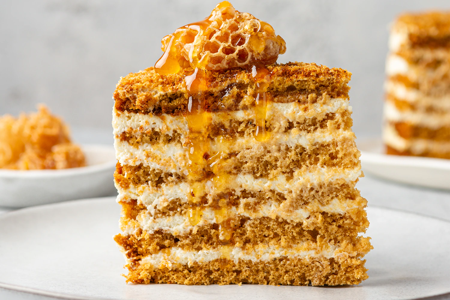 Russian Honey Cake Recipe - A Layered Delight with Rich Honey Flavor | Intrecipes